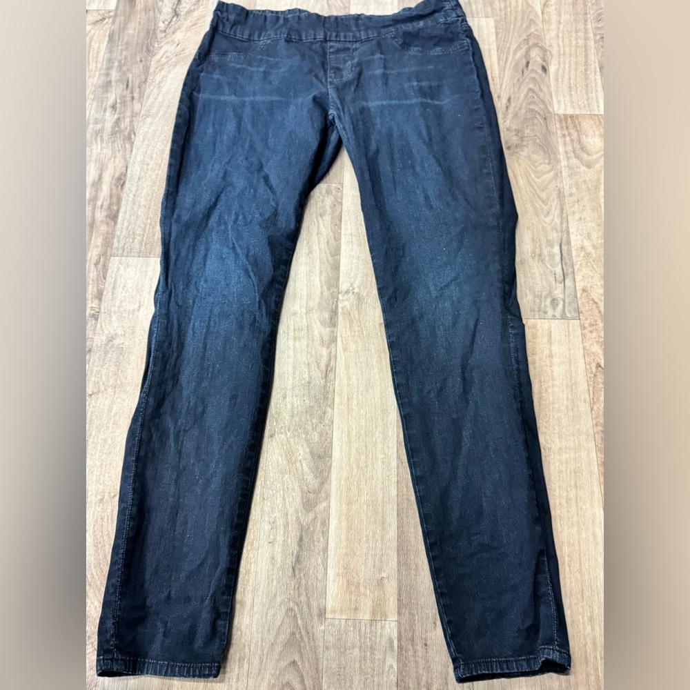 Seven7 Womans Legging‎ Jeans Size 10 Dark Blue Jeggings Stretch tummy control
